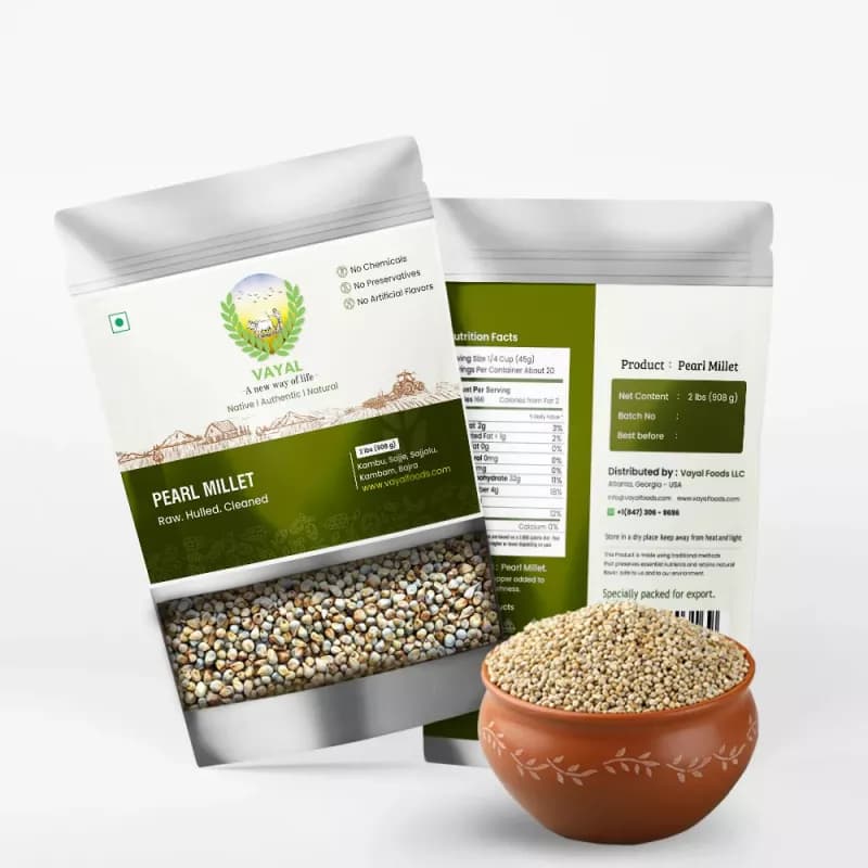 Parboiled Pearl Millet (Kambu) - 2lbs — image 1 of 1