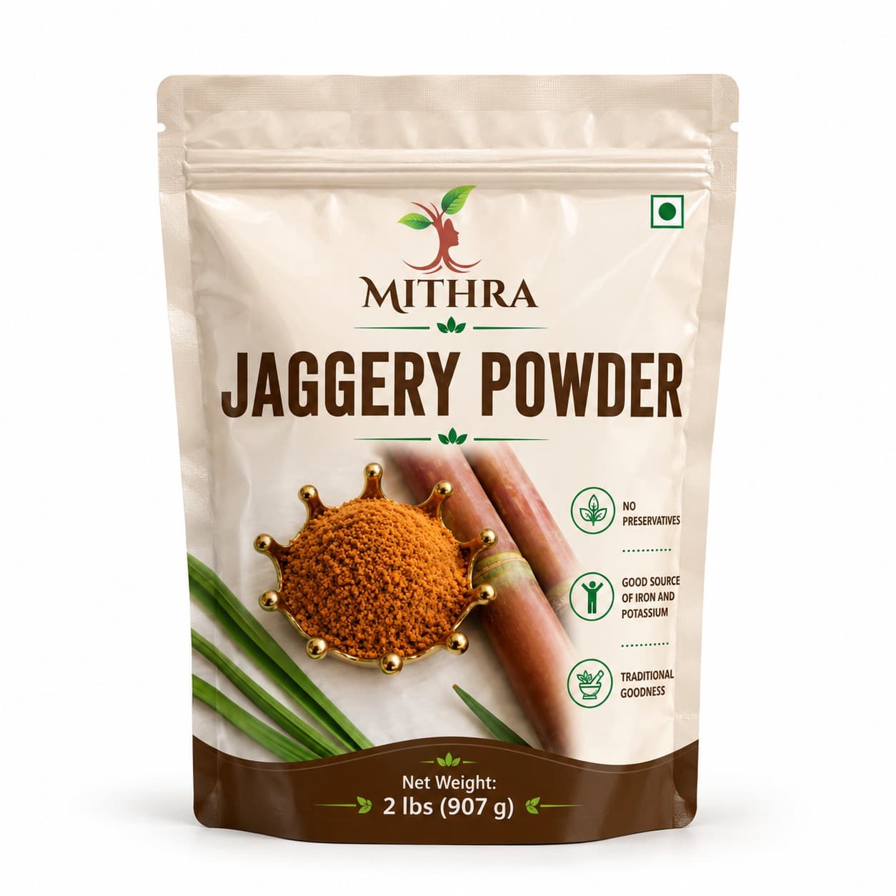 Jaggery Powder (Raw Cane Sugar) - 2lbs — image 1 of 4