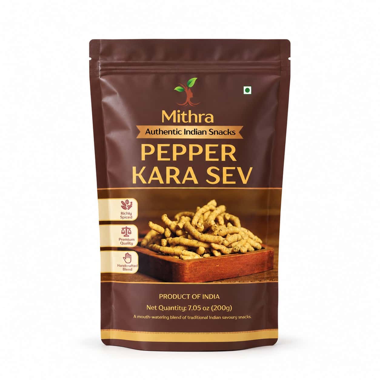 Mithra Pepper Kara Sev - 200g