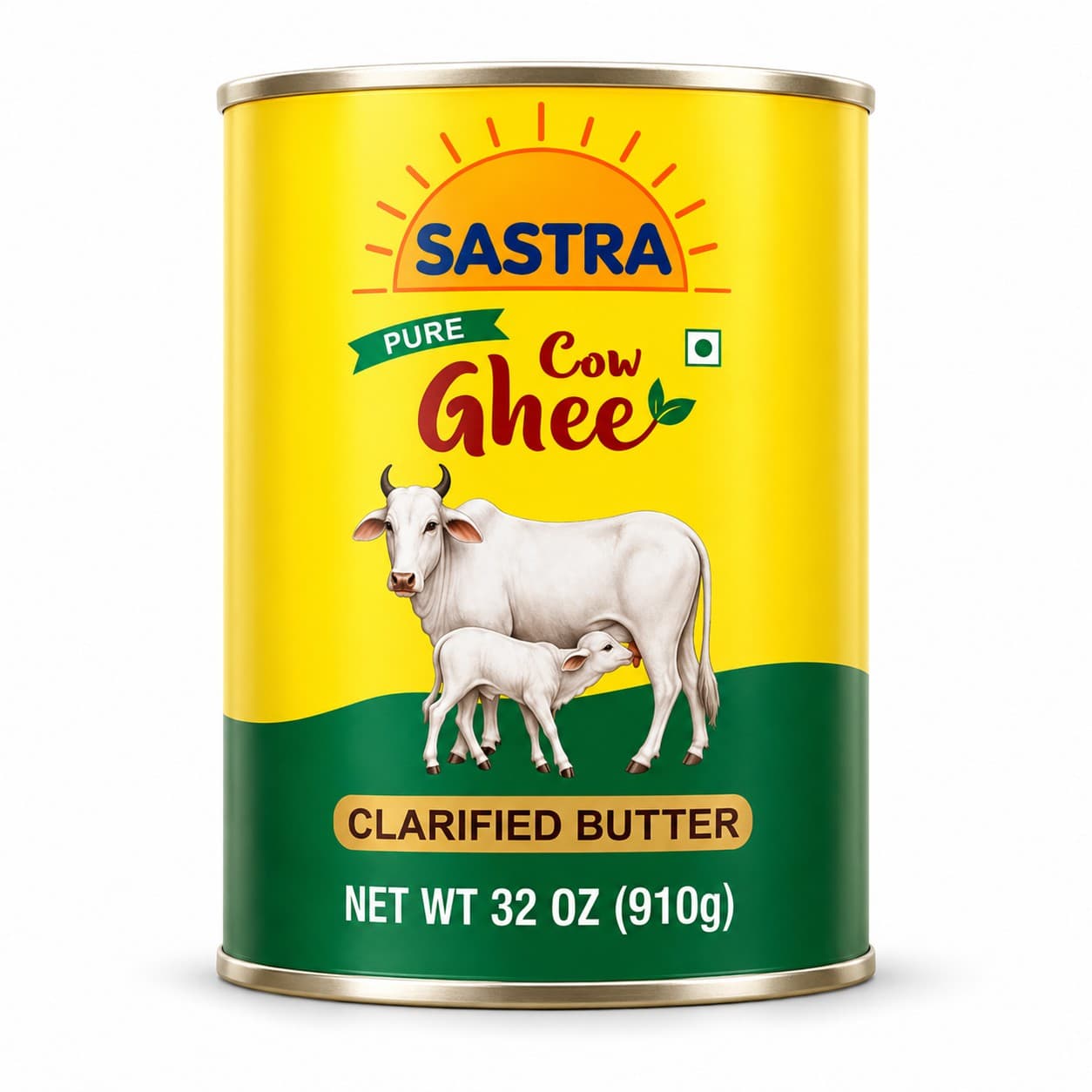 Sastra Pure Cow Ghee - 1L (32 Oz) — image 1 of 5
